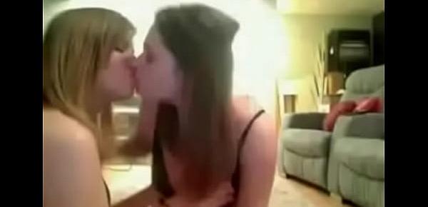  Lesbian Teens Fool Around Webcam